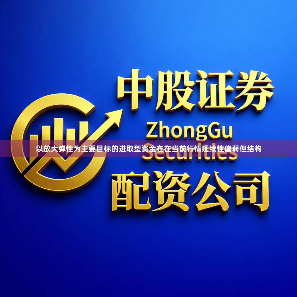以放大弹性为主要目标的进取型资金在在当前行情延续性偏弱但结构