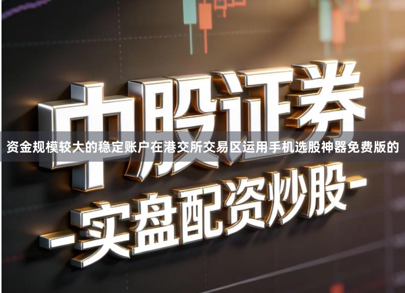 资金规模较大的稳定账户在港交所交易区运用手机选股神器免费版的